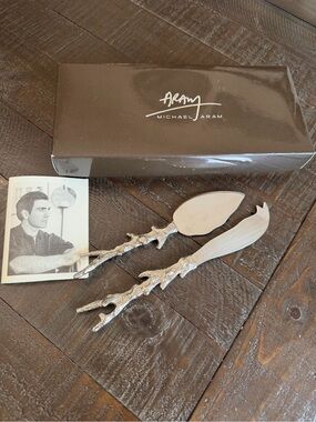 Michael Aram Ocean Coral Cheese Knife and Server Set